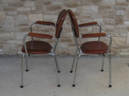 fauteuil skaï vintage