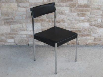 girsberger chaise chrome skaï