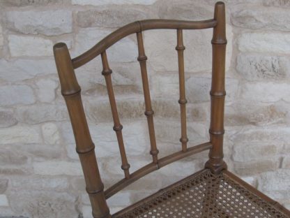 chaise napoleon3 bambou cannage